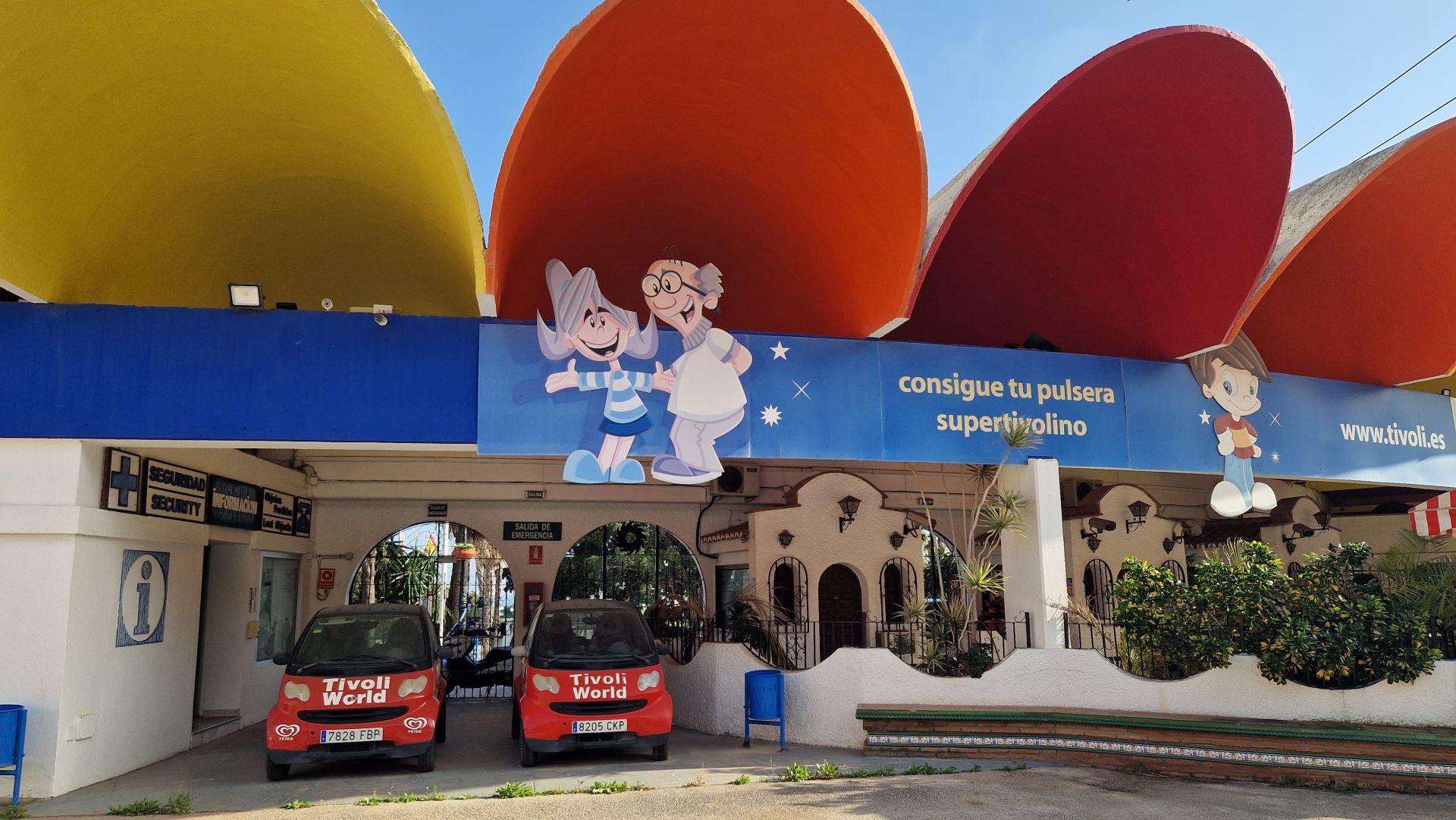 This is the state of the famous Tivoli amusement park on the Costa del Sol, in pictures